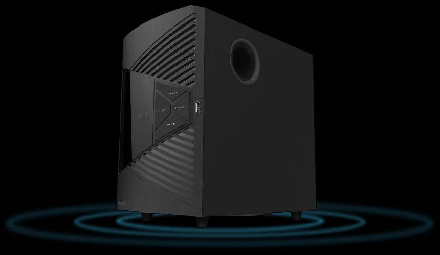 Creative Colunas E2500 Bluetooth Wireless 2.1 C/ Comando Black