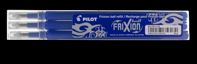 Pack 3 Recambios Frixion Azul Pilot Bls-Fr7-L-S3