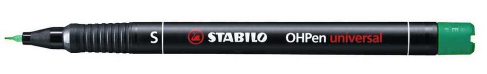 Marcador Permanente Punta Superfina Ohpen Universal 0,4mm Verde Stabilo 841/36