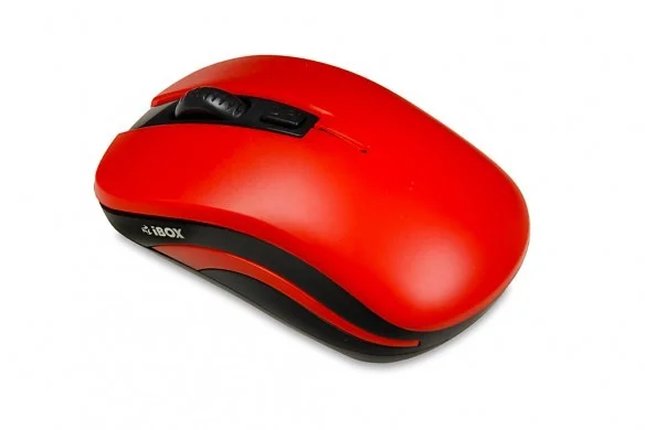 Rato Sem Fios Ibox Loriini Preto/Vermelho 