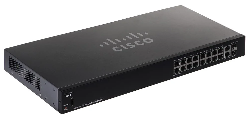 Cisco Sg250-18, Gerido, L2/L3, Gigabit Ethernet (.