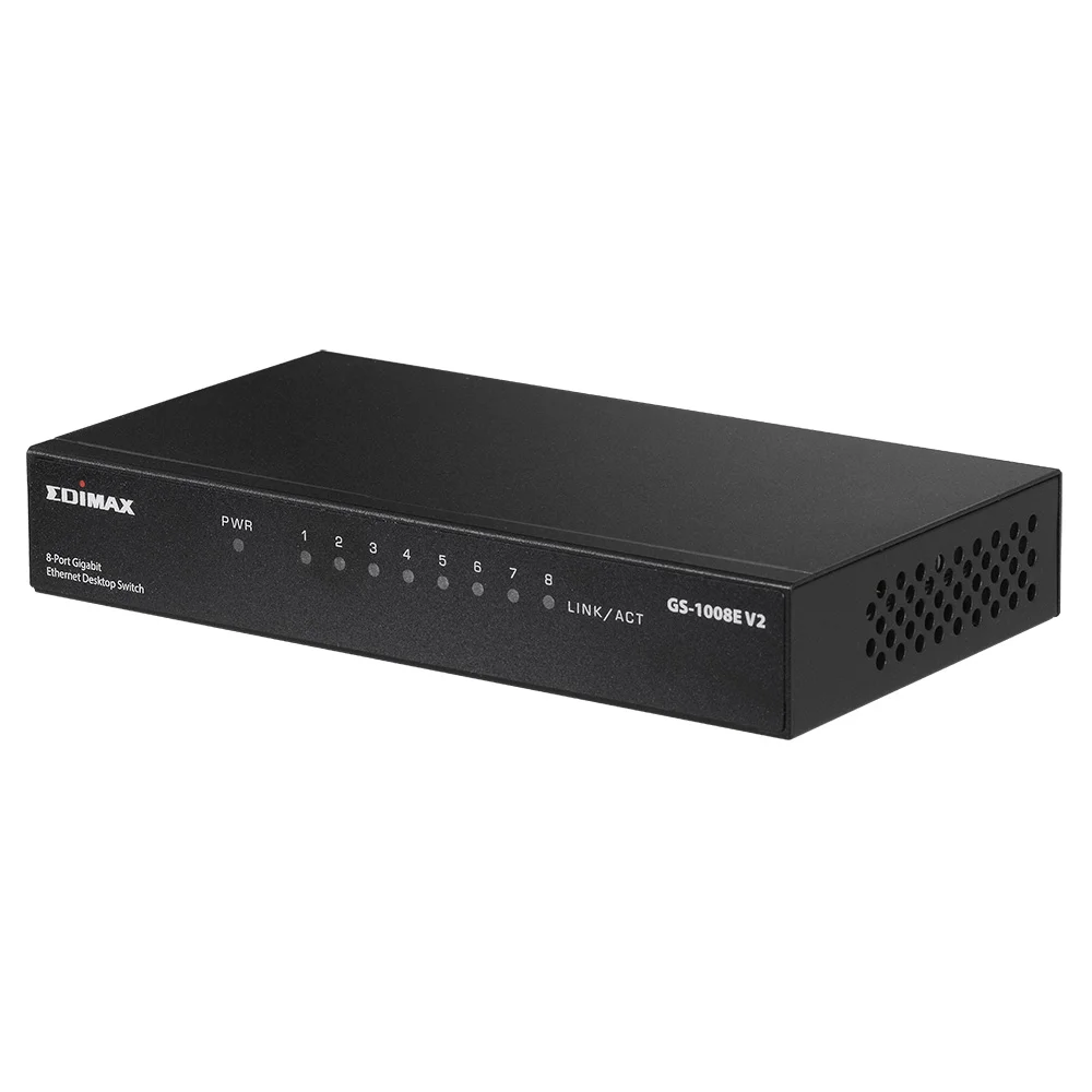 Switch Edimax Gs-1008e V2 Gigabit 16 Gbps
