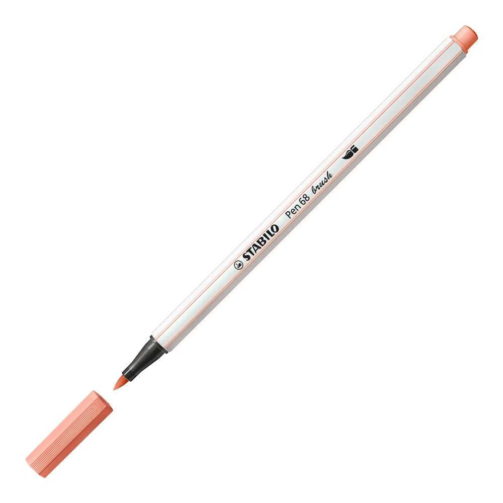 STABILO PEN 68 BRUSH, BOLD, 12 CORES, MULTICOR, 2.
