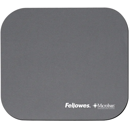 Fellowes Mauspad Microban 23x20,40   Cm                 Grau