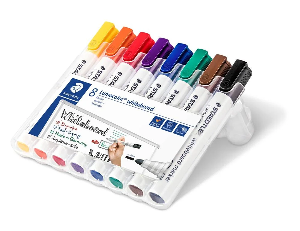 Estuche 8 Pzas Lumocolor Whiteboard Marker 351, S.