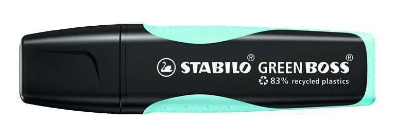 STABILO GREEN BOSS PASTEL, TURQUESA, PONTA DE CIN.