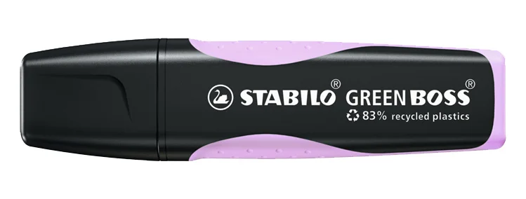 Marcador Fluorescente Green Boss Pastel Brisa Vio.