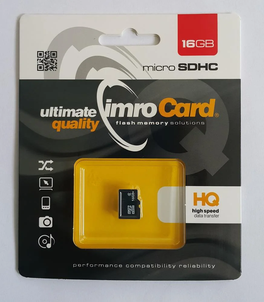 Imro 4/16gb, 16 Gb, Microsdhc, Classe 4, Preto