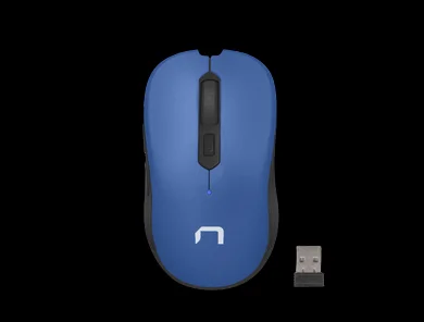 Raton Natec Toucan Wireless 1600 Dpi Optico Azul-.
