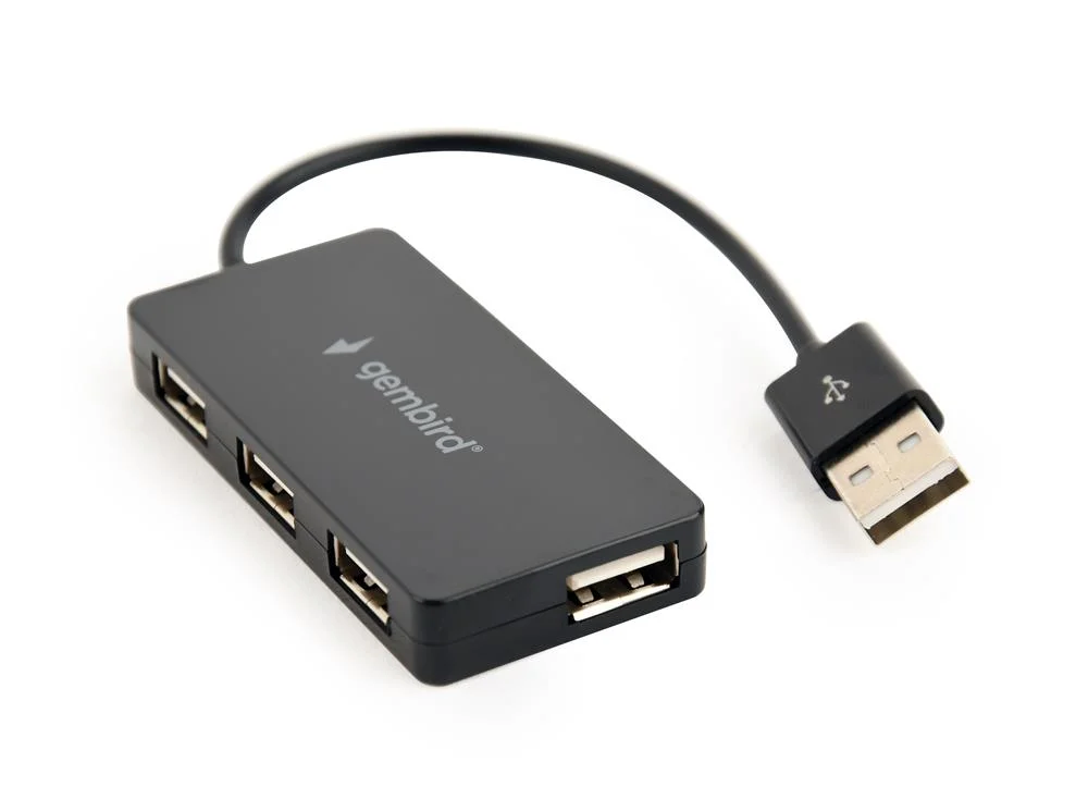 Hub Usb Gembird 2.0 4 Puertos Negro
