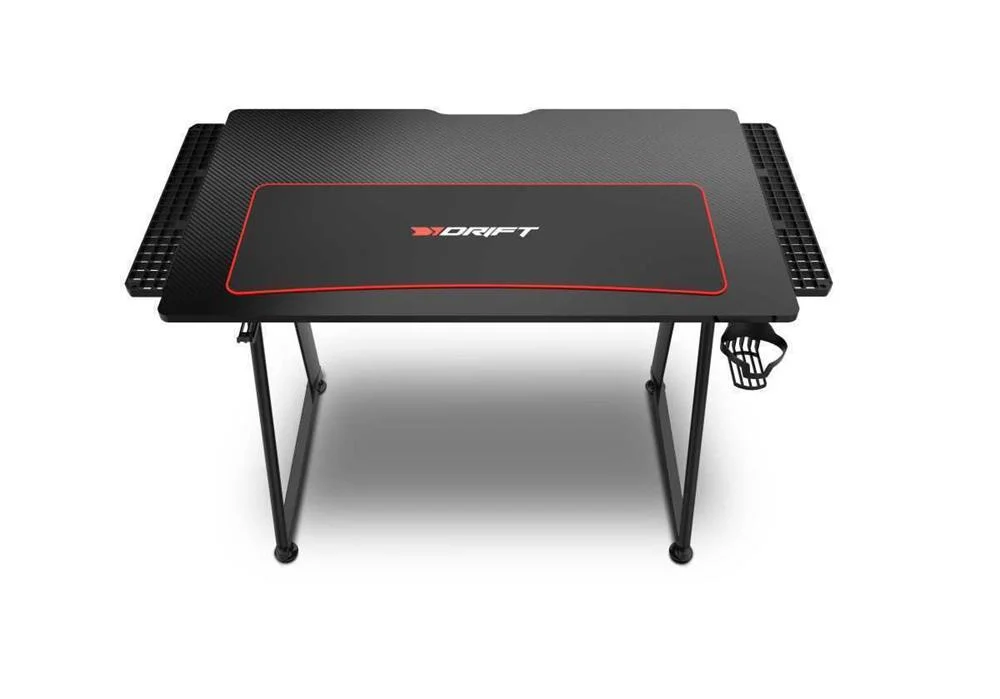 Secretária Gaming Drift Dz75 Preto Preto/Vermelho 