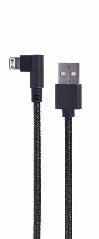 Cabo Gembird Cc-Usb2-Amlml-0.2m Usb-A para Lightning 90º 0.2m Preto