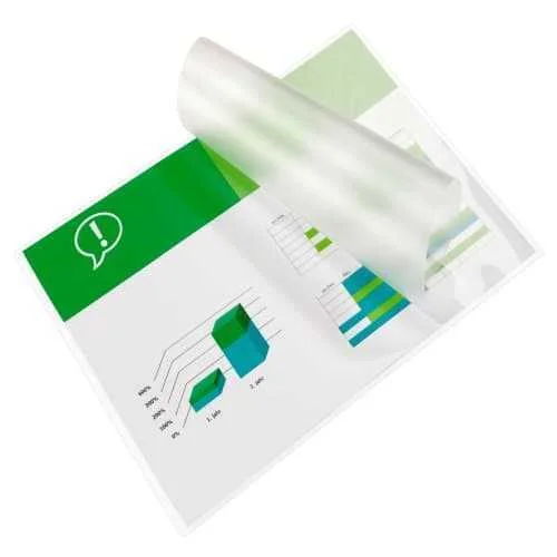 Caja de 100 Bolsas de Plastificación 216x303 Form.