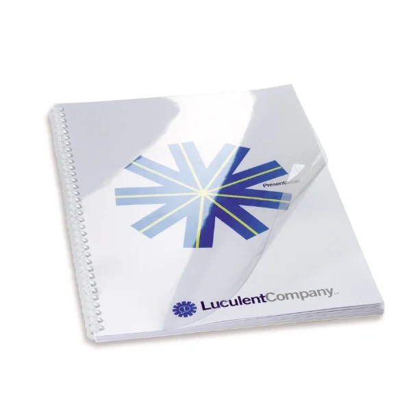 Caja de 100 Cubiertas Pvc Transparente Formato A4 de 180 Micras Cristal Gbc Ce011880e
