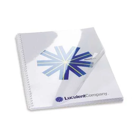 Caja de 100 Cubiertas Pvc Transparente Formato A4 de 180 Micras Cristal Gbc Ce011880e