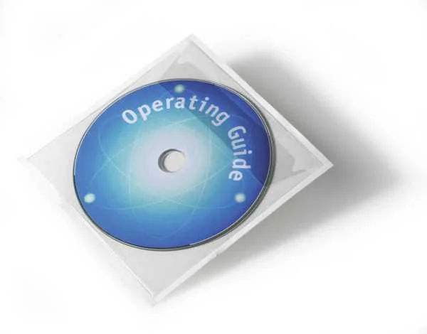 Pack 10 Fundas para Cd/Dvd Adhesivas Durable 8080