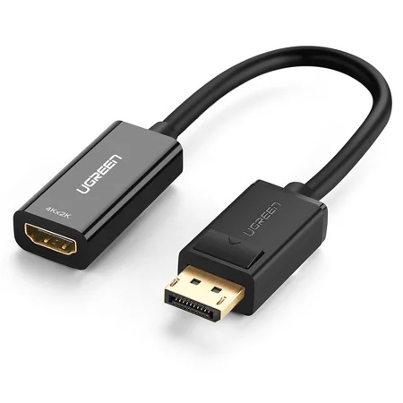 Adaptér Displayport (Samec) - Hdmi (Samice) Ugreen Mm137 4k - Cerný
