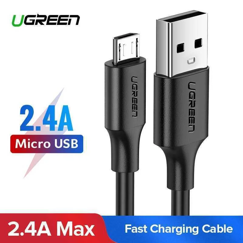 Cabo Micro Usb Qc 3.0 2.4a 1m Uverde