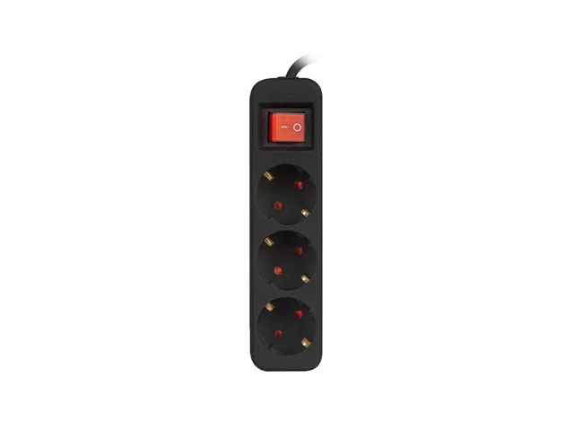 Extensor 3 Tomas Schuko Lanberg 2500 W 1,5 M Preto 