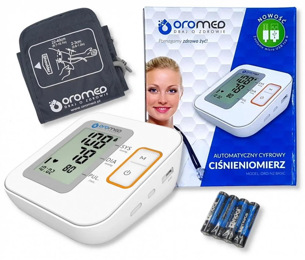 Hi-Tech Medical Oro-N2 Basic Blood Pressure Unit Upper Arm Automatic