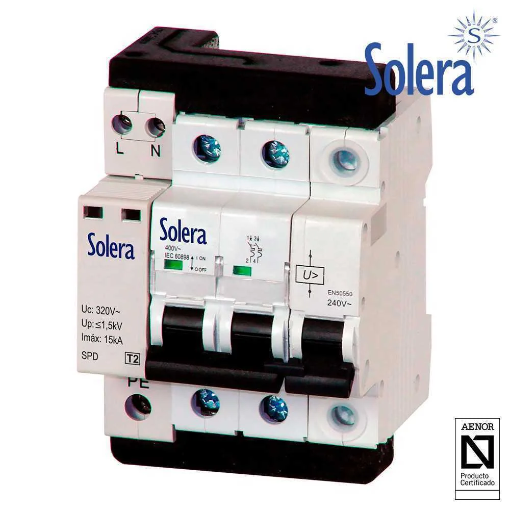 Interruptor Automatic Monofásico 2 Polos 2p 40ª C.