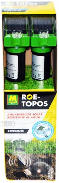 Repelente Solar Para Topos  Resistente A Agua 2un.