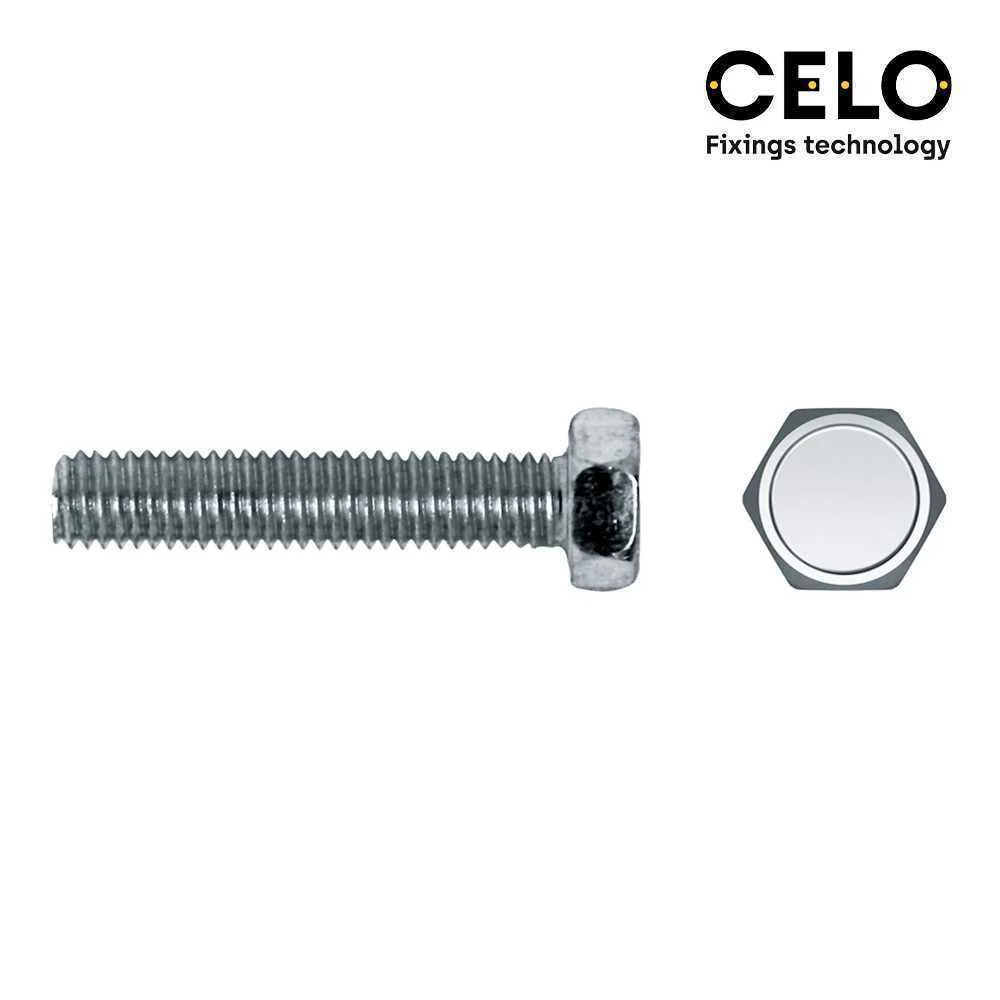 Caixa 250 Uni. Parafuso de Métrica Hexagonal Din/.