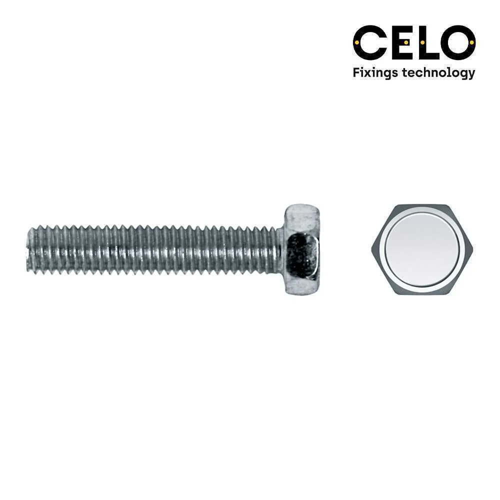 Caixa 250 Uni. Parafuso de Métrica Hexagonal Din/.
