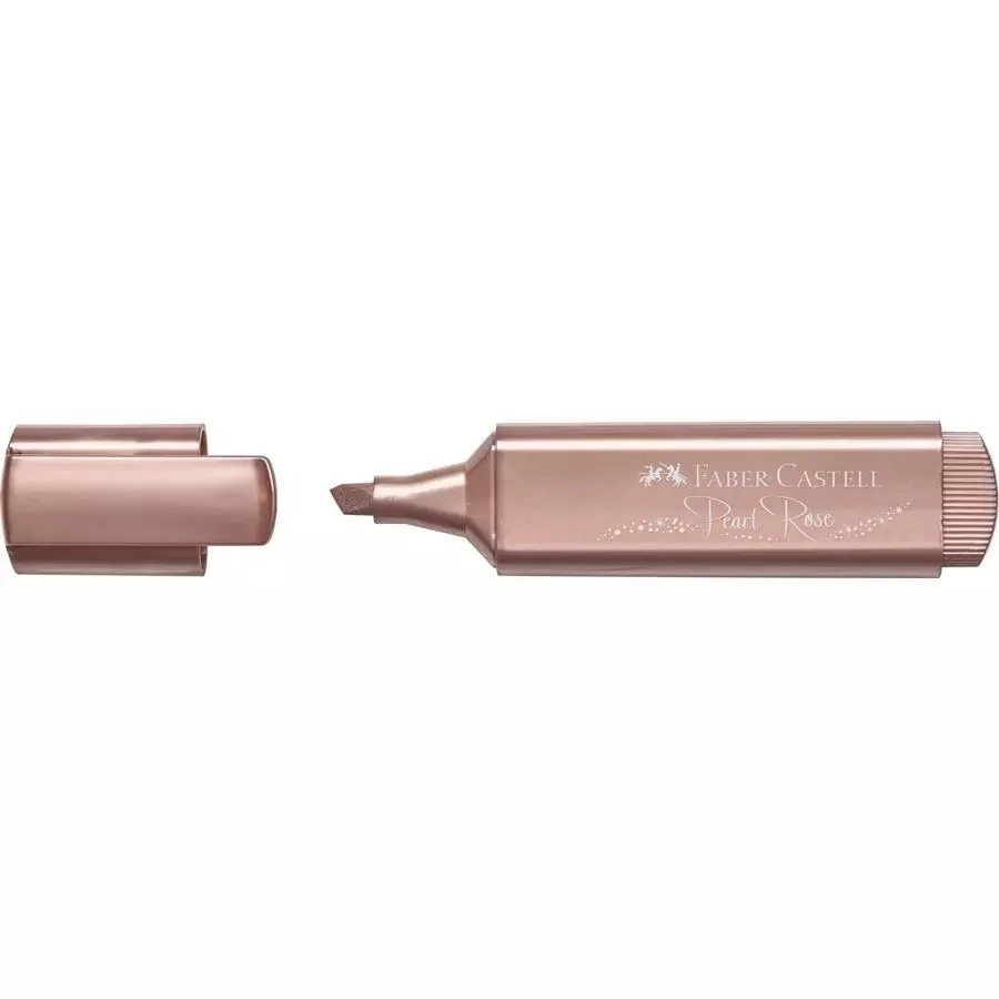 Marcador Textliner "metálico". Cor: Ouro Rosa. F.