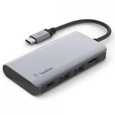 Belkin Avc006btsgy Usb 3.2 Gen 1 (3.1 Gen 1) Type-C Silver