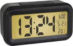 Tfa 60.2018.01 Lumio Digit Alarm Clock Black