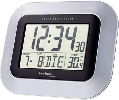 Technoline Ws 8005 Radio Controlled Wall Clock Pr.