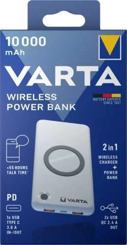 Power Bank Varta 57913 10000 Mah Branco 