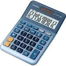 Casio Ms-120em Calculadora Pc Azul