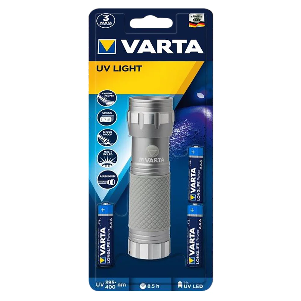Varta Taschenlampe Uv Light                         3aaa