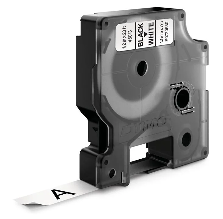 Dymo Schriftband 45013 Black White (S0720530)