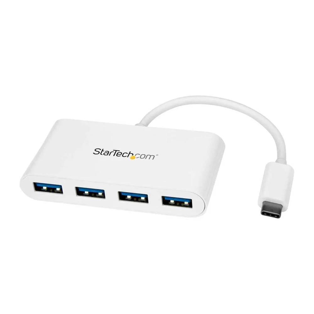 Startech.Com 4 Port Usb C Hub With 4x Usb-A Ports (Usb 3.0 Superspeed 5gbps), Usb Bus Powered, Porta