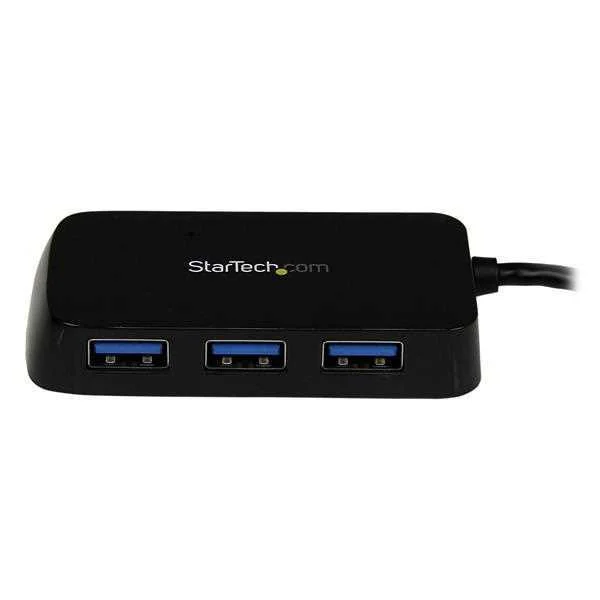 Startech.Com 4-Port Usb 3.0 Superspeed Hub - Portable Mini Multiport Usb Travel Dock - Usb Extender 