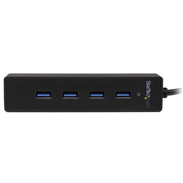 Startech.Com 4-Port Usb 3.0 Hub With Built-In Cable - Superspeed Laptop Usb Hub - Portable Usb Split