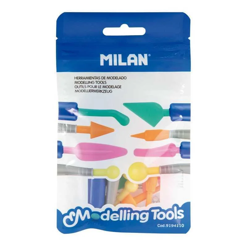 Ferramentas de Modelar (2 Cabos + 8 Pontas) Milan