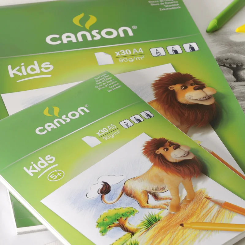 Kids Bloc Dibujo A4 90 Gr 21x29,7 Guarro Canson C400015583