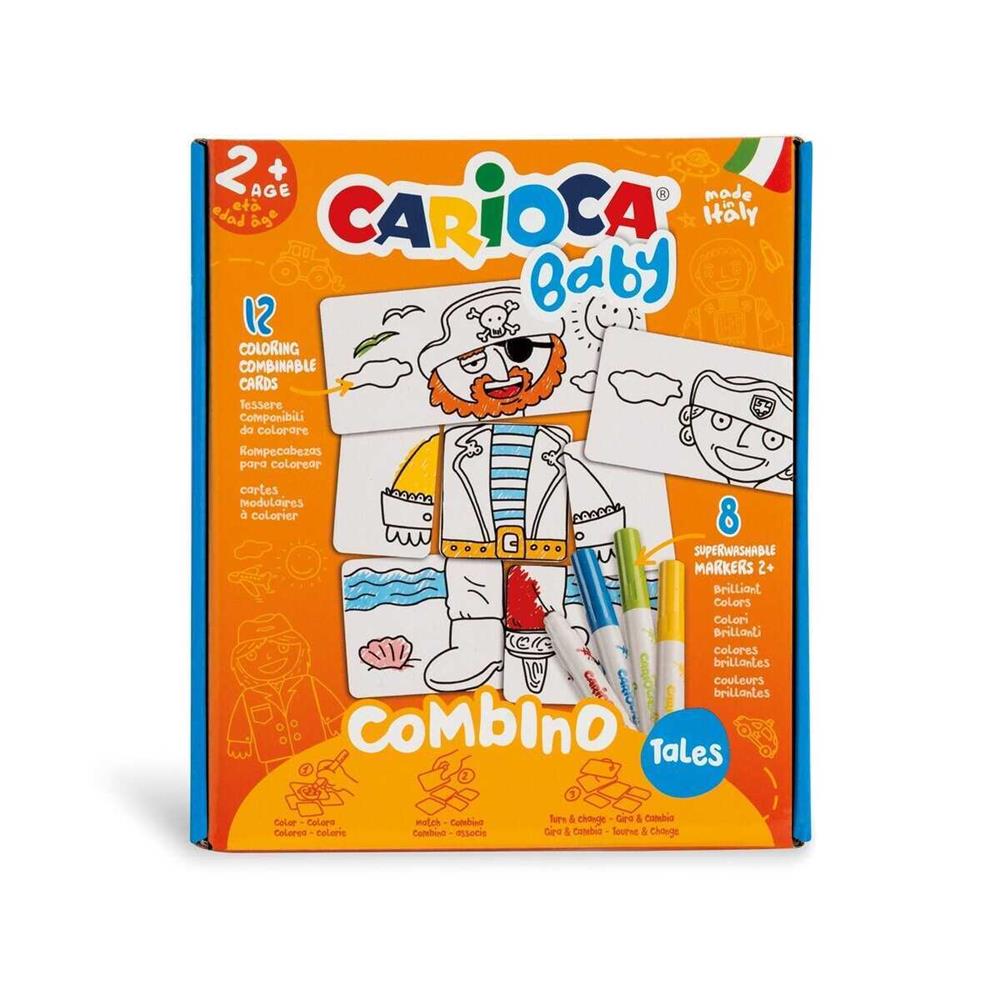 Set Baby Combino 2+ Tales + 8 Rotuladores Carioca 42895