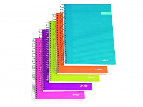 Cuaderno Tapa Forrada A5 Cuadros 5x5 120 Hojas 70.