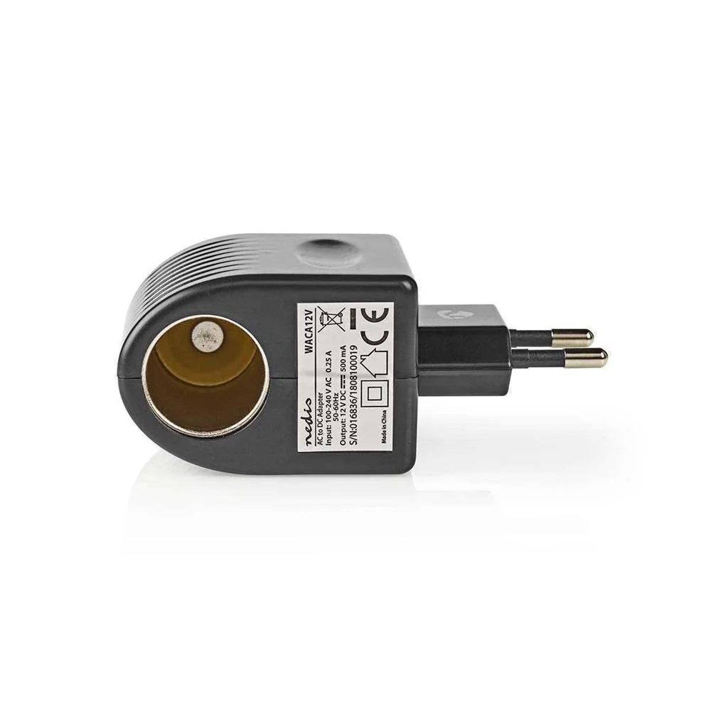 Adaptador de Toma de Corriente | Euro / Type C (Cee 7/16) | 100 - 240 V Ac 50/60 Hz | 12 V Dc | 6 W 