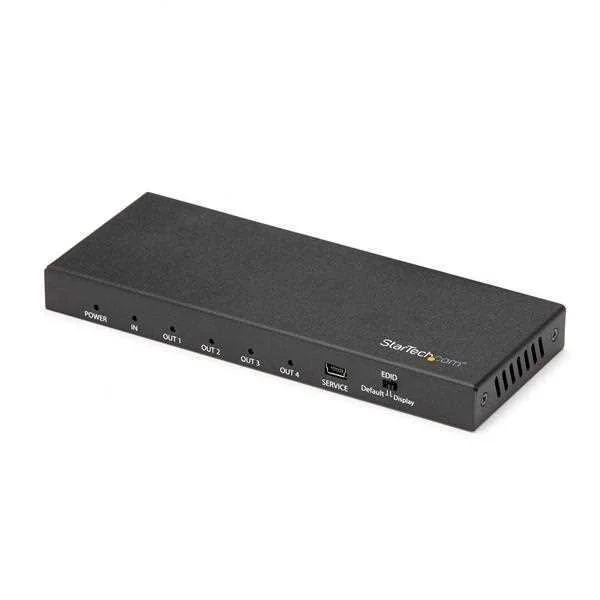 Startech.Com Hdmi Splitter - 4-Port - 4k 60hz - Hdmi Splitter 1 In 4 Out - 4 Way Hdmi Splitter - Hdm