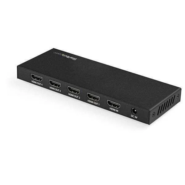 Startech.Com Hdmi Splitter - 4-Port - 4k 60hz - Hdmi Splitter 1 In 4 Out - 4 Way Hdmi Splitter - Hdm