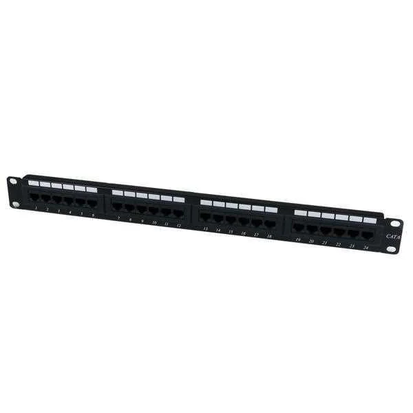 Panel Parcheo 1u Cat6 24xrj45