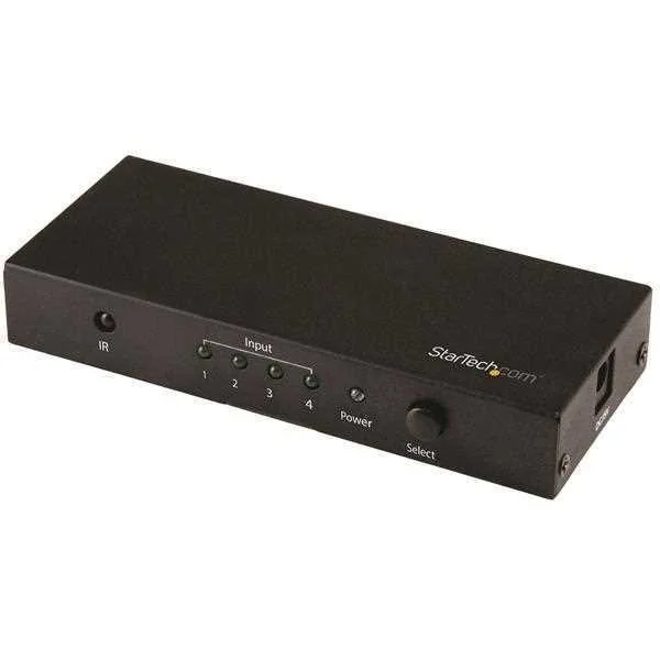 Startech.Com Hdmi 2.0 Switch - 4 Port - 4k 60hz - Hdmi Automatic Video Switch Box - Multi Port Hub W