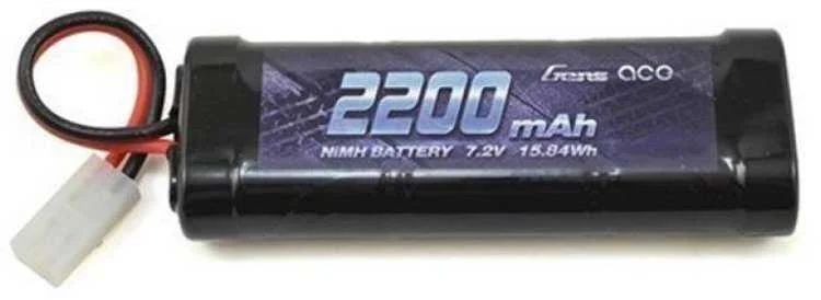Gens Ace B-2200-7.2v-Nimh-Tamiya, Batería, Negro,.
