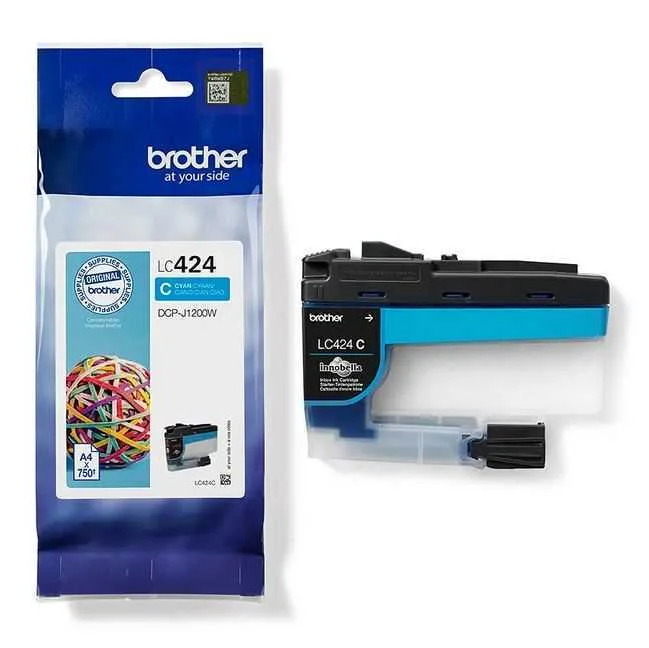 Brother Tinteiro Azul Lc-424